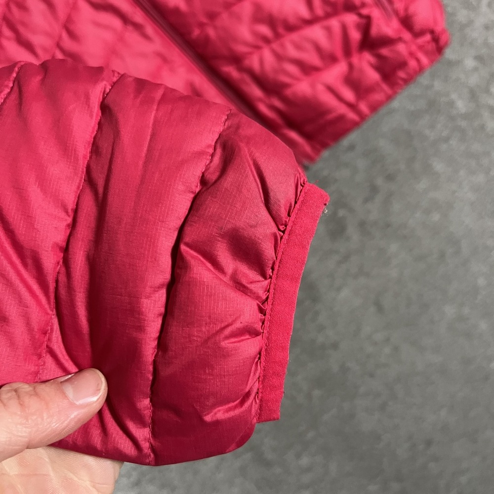 Patagonia Down Sweater Puffer Jacket Womens Medium Pink Quilted Full Zip Warm - Picture 2 of 9